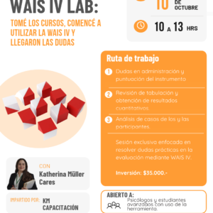 WAIS IV Lab: Taller Presencial en Temuco