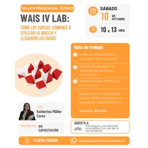 WAIS IV Lab: Taller Presencial en Temuco